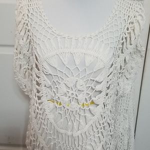 Crochet shirt & skirt